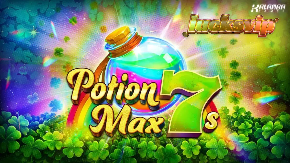 Tampilan visual slot Potion Max 7s dengan tema Irlandia dan simbol klasik